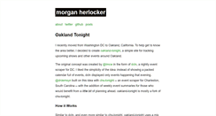 Desktop Screenshot of morganherlocker.com